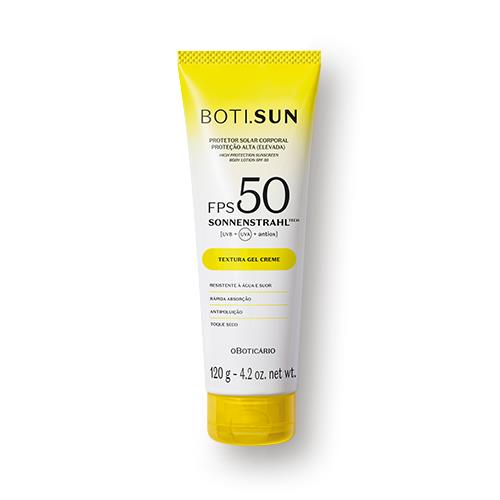 Boti.Sun Protetor Solar Corporal Gel Creme FPS50, 120g