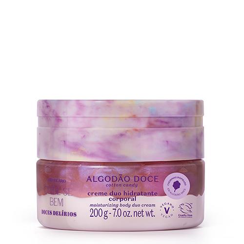Creme Duo Hidratante Corporal Cuide-se Bem Doces Delírios, 200g